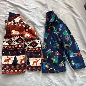 The Children's Place set of 2 quarter zip pullovers fleece sweaters